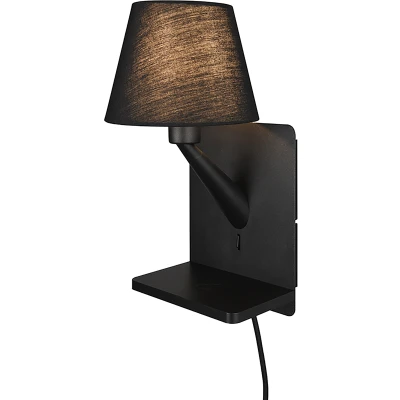 Afbeelding van Trio Strak nachtlampje Comfort zwart met usb 262670132
