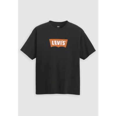 Afbeelding van Levi&#039;s Vintage Graphic TEE Tshirt print, Heren, Maat: Medium, pecan batwing caviar