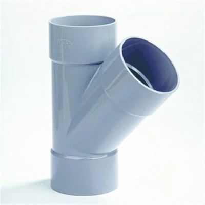 Afbeelding van Dyka T stuk 3x lijmmof 45 PVC keurmerk BRL52100 40 x 40mm