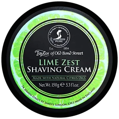 Afbeelding van Taylor of Old Bond Str. scheercrème Lime Zest 150gr