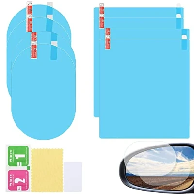 Afbeelding van Tang Yuan Achteruitkijkspiegel, zijruit, auto, regenbescherming, autospiegel, waterdichte folie, reflecterende spiegels, badkamerglas, anti condensfolie, autoruitbeschermfolie, sticker, 8