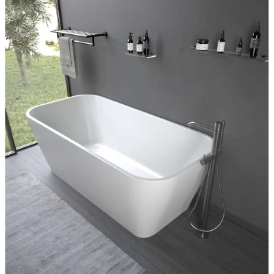 Afbeelding van Ligbad Ideavit Delia Arcryl 170x80x60 cm Wit Mat Ideal Standard