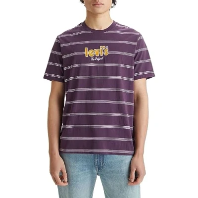 Afbeelding van Levi&#039;s Ss Relaxed Fit Tee T shirt Mannen, Tassle Hortensia, M