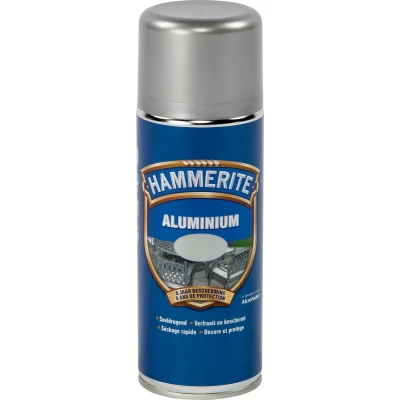 Afbeelding van Hammerite Metaallak Hoogglans Aluminium 0.4L
