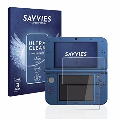 Afbeelding van Savvies (6 Stuks) Schermbeschermer voor Nintendo New 3DS XL Screen Protector Ultra Transparant