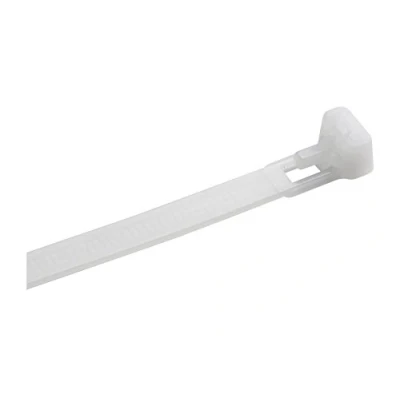 Afbeelding van Meister Kabelbinders Praktische set 25 stuks wit 200 x 7,6 mm herbruikbaar stabiel nylon vormvast duurzaam en robuust/kabelbinderset/kabelconnector / 7452460