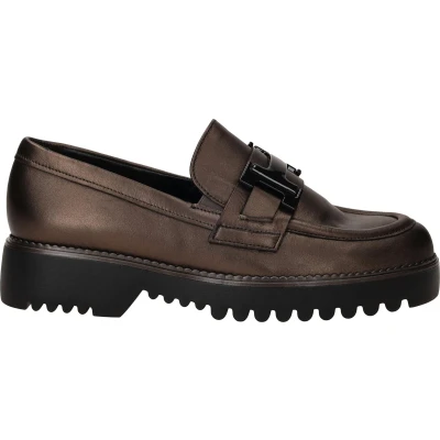 Afbeelding van Gabor Loafers grijs Leer Dames Maat 36.5