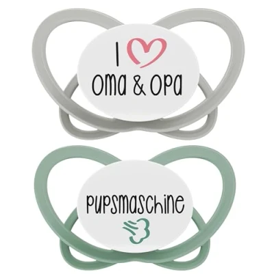 Afbeelding van nip ® Soother My Butterfly Green Special Edition, maat 2 (5 18 maanden), oma &amp; opa / scheetmachine