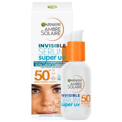 Afbeelding van Garnier Ambre Solaire SPF 50+ Super UV Onzichtbaar Gezichtsserum 30 ml