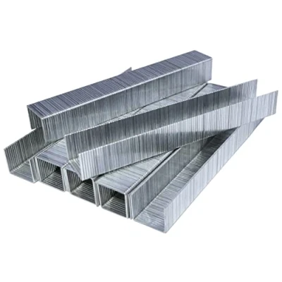Afbeelding van AERZETIX C54991 Set met 1000 nietjes formaat 10 mm breedte 11,2 dikte 0,6 voor handnietjes nietmachine accessoires van staal