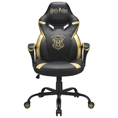 Afbeelding van Subsonic Harry Potter Hogwarts Junior Gaming Chair Game Stoel Zwart / Goud