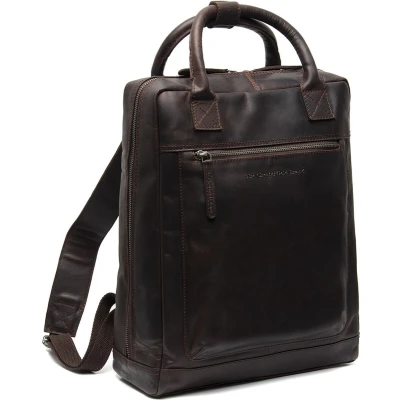Afbeelding van The Chesterfield Brand Leren Rugzak Bruin Georgia