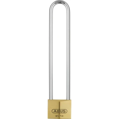 Afbeelding van Abus 85/50HB200 messing hangslot met hoge beugel verschillend sluitend 50 mm