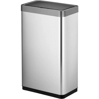 Afbeelding van Afvalbak EKO Mirage X Sensor 80L Zilver