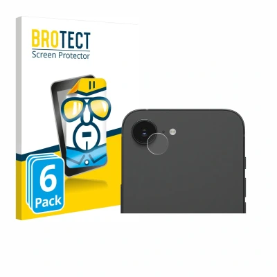 Afbeelding van BROTECT Screenprotector voor Apple iPhone 16e (ALLEEN Camera Lens) Folie Beschermfolie transparant (6 Stuks)
