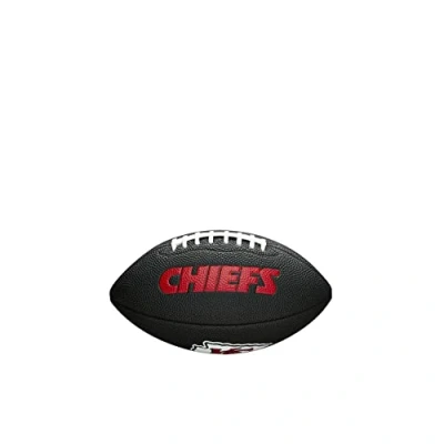 Afbeelding van Wilson American Football MINI NFL TEAM SOFT TOUCH, zacht aanvoelend leer, zwart