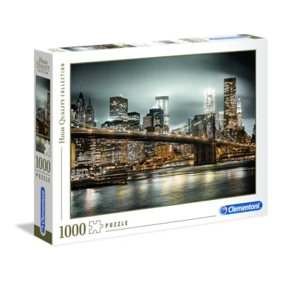 Afbeelding van Clementoni Puzzel 1000 Stukjes High Quality Collection New York Skyline Voor Volwassenen en Kinderen, 14 99 jaar, 39366