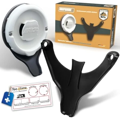Afbeelding van Manufaktur3D Alde Condenswaterafvoer schoorsteenafvoer voor deksel schoorsteen van de verwarming op camper caravan (type Alde, zwart)