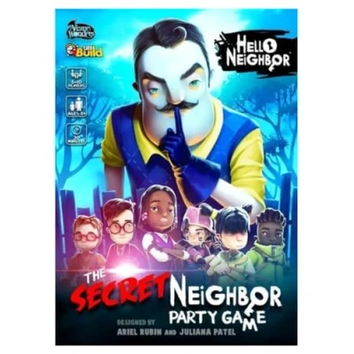 Afbeelding van Arcane Wonders, Hello Neighbor The Secret Party Game, Board Ages 8+, 5 10 Players, 30 Minutes Playing Time, Multicoloured