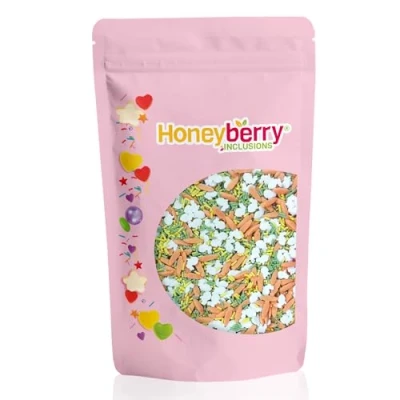 Afbeelding van Natuurlijke Eetbare Kleurrijke Strooisels 200g Cakedecoratie en Suikerstrooisels Perfect voor Bakken, Taarten, Cupcakes, Koekjes Desserts Geproduceerd in de EU (Paasstrooisel)