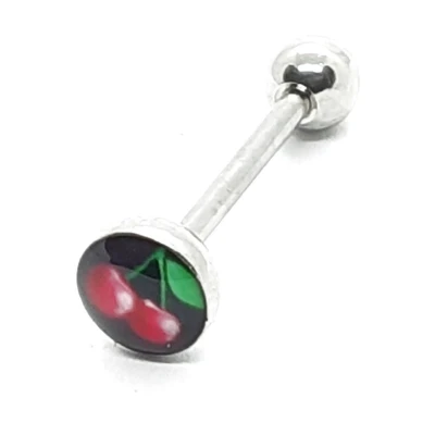 Afbeelding van Tong Piercing Kersen