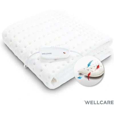 Afbeelding van Wellcare Soft Fleece WE 167UBAHD Elektrische Warmte deken 150x80 cm 120 min Timer 4D DWF