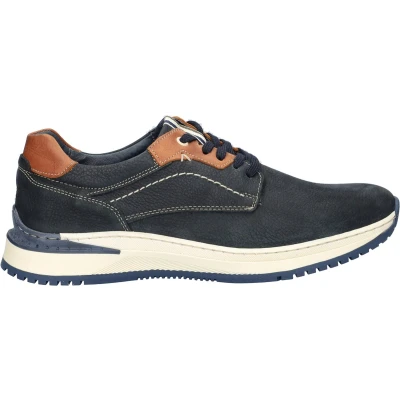 Afbeelding van Nelson Sneakers laag, Heren, Maat: 40, Blauw Nubukleer
