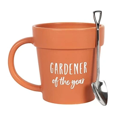 Afbeelding van something different Tuinman van het jaar mok &amp; Sppon cadeauset