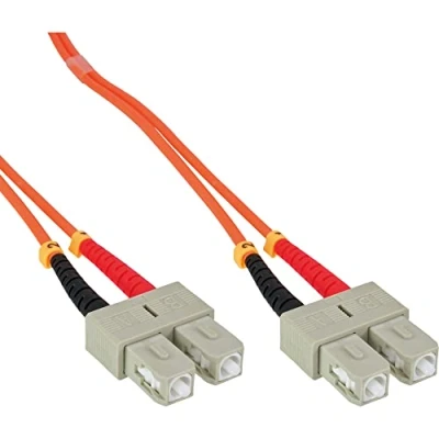 Afbeelding van SC Duplex Optical Fiber Patch kabel Multi Mode OM2 3 meter InLine