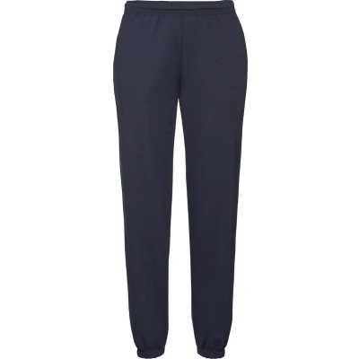 Afbeelding van Fruit Of The Loom Heren Elastische Manchet Trainingsbroek / Joggingbroek (Donker Marine)