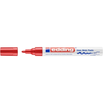 Afbeelding van edding 750 glanslakmarker rood 1ST 2 4 mm / 9 002