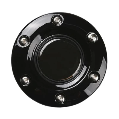 Afbeelding van Jscarlife auto stuurwiel claxon knop, universele gemodificeerde midden knop drukknop voor de meeste auto&#039;s (zwart)