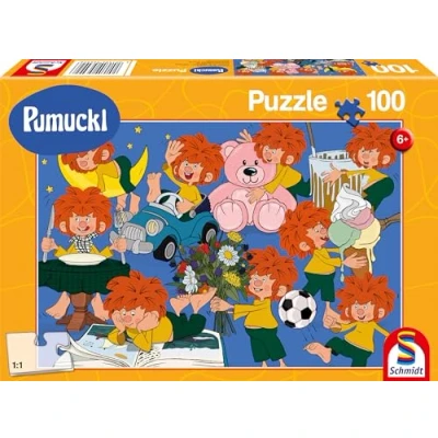 Afbeelding van Schmidt Spiele 56492 Plezier met Pumuckl, 100 stukjes kinderpuzzel, kleurrijk