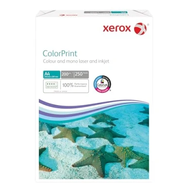 Afbeelding van Xerox Colorprint Premium kleurenlaser printerpapier, wit, 200 g/m², A4, FSC Mix Credit, 1 pakket (250 vellen) 003R95411