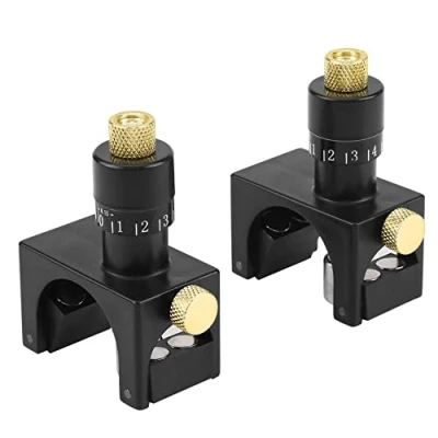 Afbeelding van Jadeshay 2 stuks schaafmes instelling, schaafmes, verstelbare jig gereedschap voor houtbewerkingsgereedschap het bewerken van de meter mes