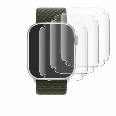 Afbeelding van Savvies (4 Stuks) Full Screen Scherm Beschermfolie voor Apple Watch Series 9 (41 mm) Cover Protector 3D Curved [Edge to Edge, Ultra Clear]