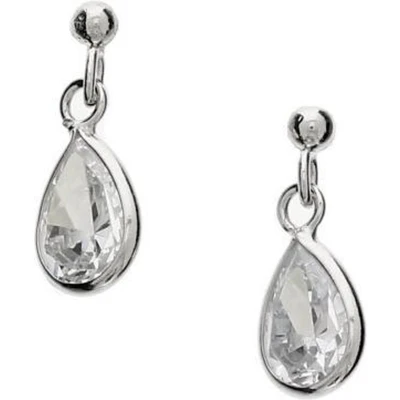 Afbeelding van Oorhangers Parel Zilver Gerhodineerd Glanzend