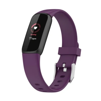 Afbeelding van Fitbit Luxe Sportbandje met gesp Maat: Large Paars