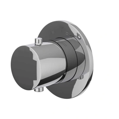 Afbeelding van IVY Bond afbouwdeel inbouwthermostaat symmetry Chroom Tijdloze uitstraling