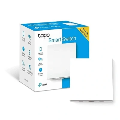 Afbeelding van Tapo S210 Smart schakelaar, 1 weg draadloze compatibel met Alexa en Google Home, geen neutrale kabel nodig, hub vereist