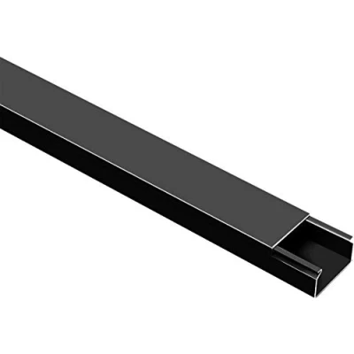 Afbeelding van Kabelgoot, zelfklevend, 20 m, 40 x 25 mm (b h), zwart