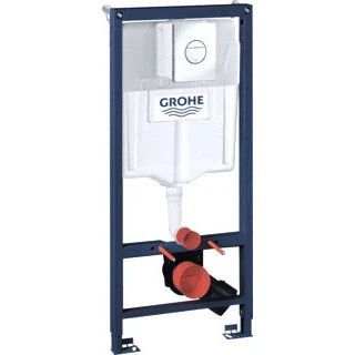 Afbeelding van Grohe rapid sl 3 in 1 set voor toilet met gd 2 reservoir bedieningsplaat nova cosmopolitan en wandbevestiging 38860000