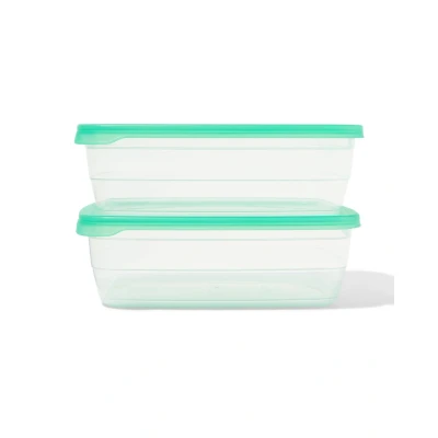 Afbeelding van HEMA Vershoudbakjes 2L 2 Stuks