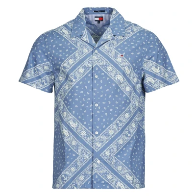 Afbeelding van Tommy Jeans Overhemd, Heren, Maat: XL, Colorado blue