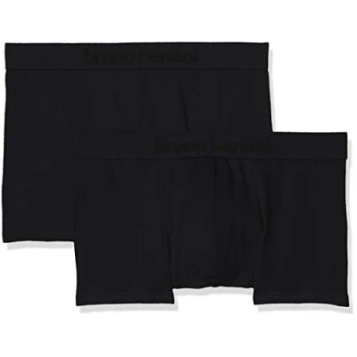 Afbeelding van Bruno Banani 2 PACK Flowing Onderbroeken, Heren, Maat: Small, Schwarz