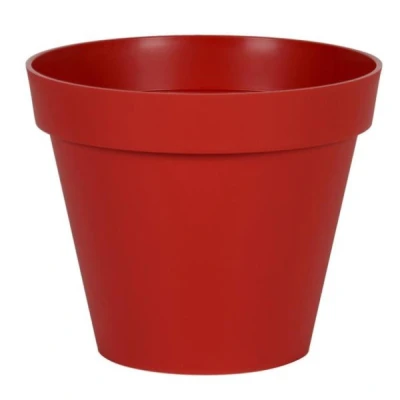 Afbeelding van EDA Bloempot Toscane rood kunststof D40 x H32 cm 23 liter