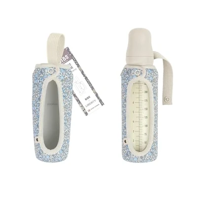 Afbeelding van Bibs x Liberty babyflessenhoes groot 225 ml neopreen beschermhoes voor flessen Print Design, Large, Capel Ivoor