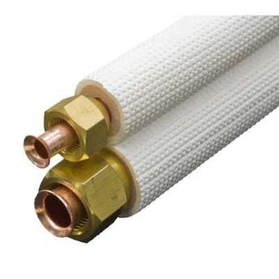 Afbeelding van Kant &amp; klaar airco dubbele koelleiding 1/4&quot; x 1/2&quot; flare 5 meter. Artikelnr: FS2405