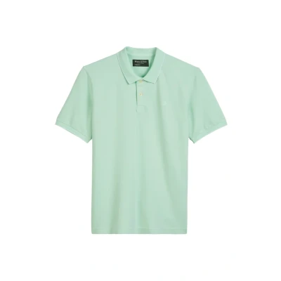 Afbeelding van Marc O&#039;Polo Regular AUS MIX Poloshirt, Heren, Maat: Medium, Dusty aqua