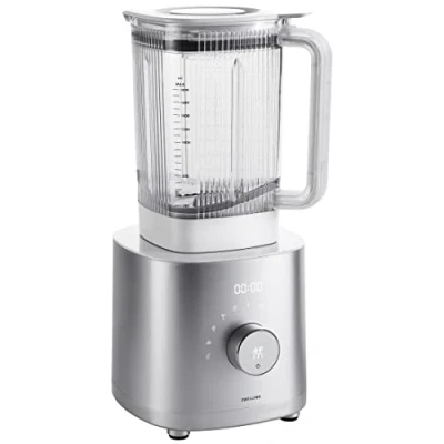 Afbeelding van ZWILLING ENFINIGY krachtige blender 1,8 liter, mixer met roestvrijstalen winglet lemmet en 1600 watt motor, zilver